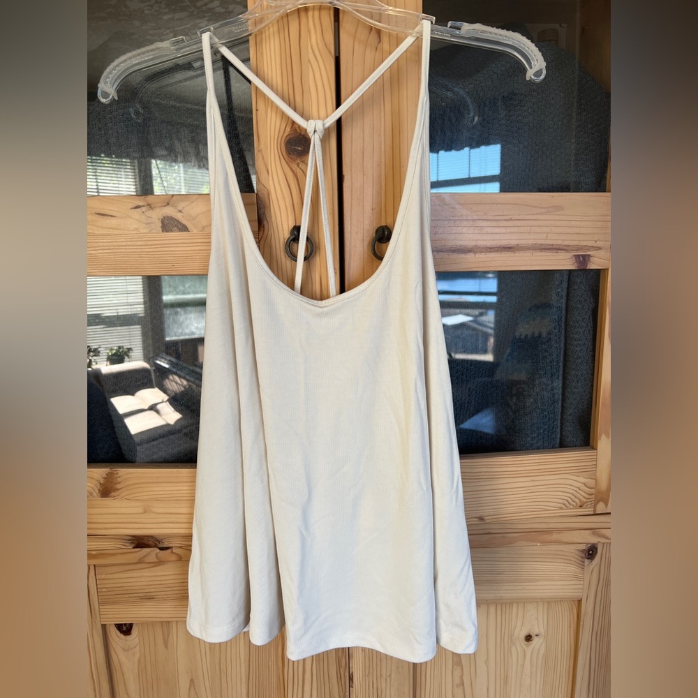 Old Navy White Camisole Tank Top Backless